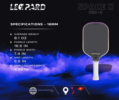 Pickleball racket LEOPARD SpaceX Pro-S