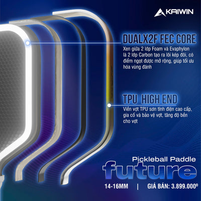 Kaiwin K-Pro Series Future Pickleball Paddle