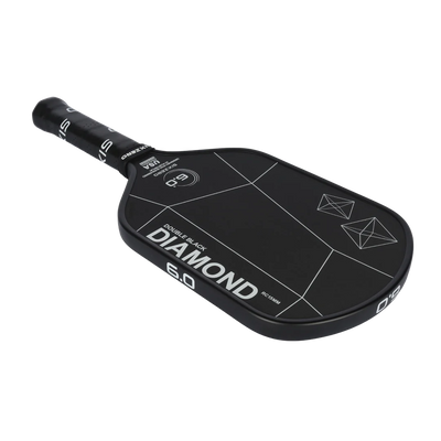 Six Zero Double Black Diamond Control Pickleball Paddle - 15 mm Elongated