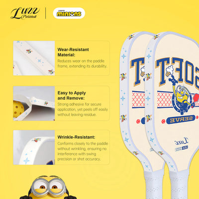 Apply Luzz x Minions Co-Branded Pickleball Paddle Edge Tape
