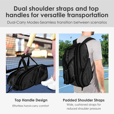 LUZZ Outdoor Sports Backpack Pickleball Bag