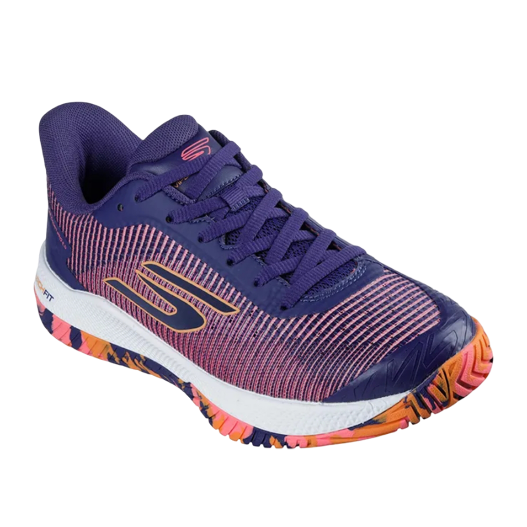 Giày Pickleball Sketcher GO Pickleball Viper Court Pro 2.0 (Hồng Tím)