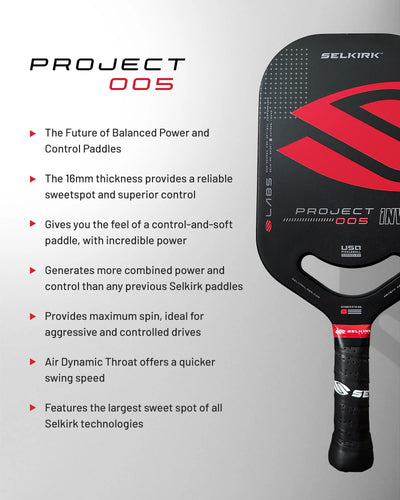 Selkirk LABS Project 005 Pickleball Paddle