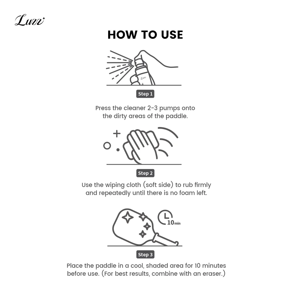 Bộ vệ sinh mặt vợt Pickleball Luzz Paddle Cleaner
