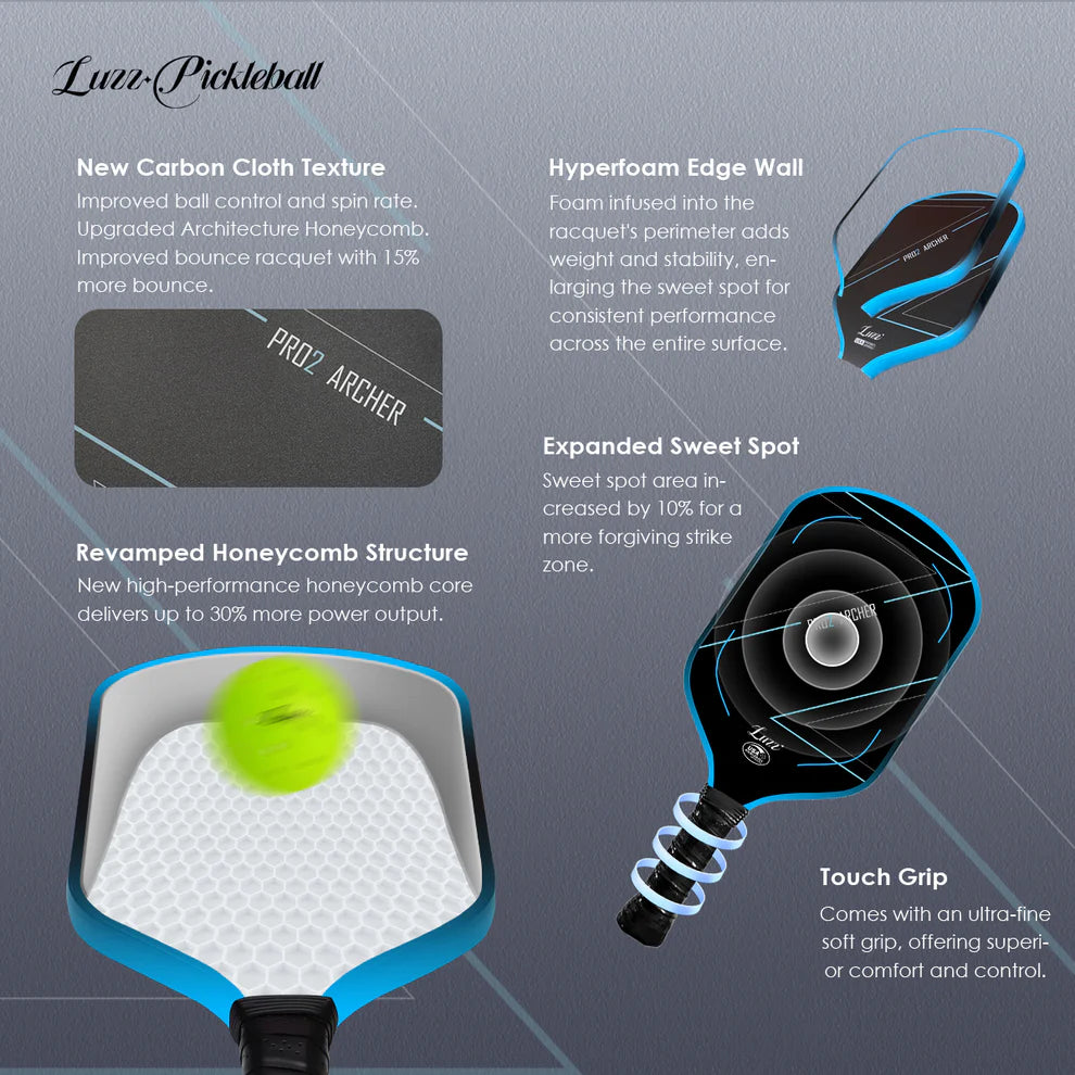 Vợt Pickleball Luzzpickleball Luzz Pro 2.0 Archer