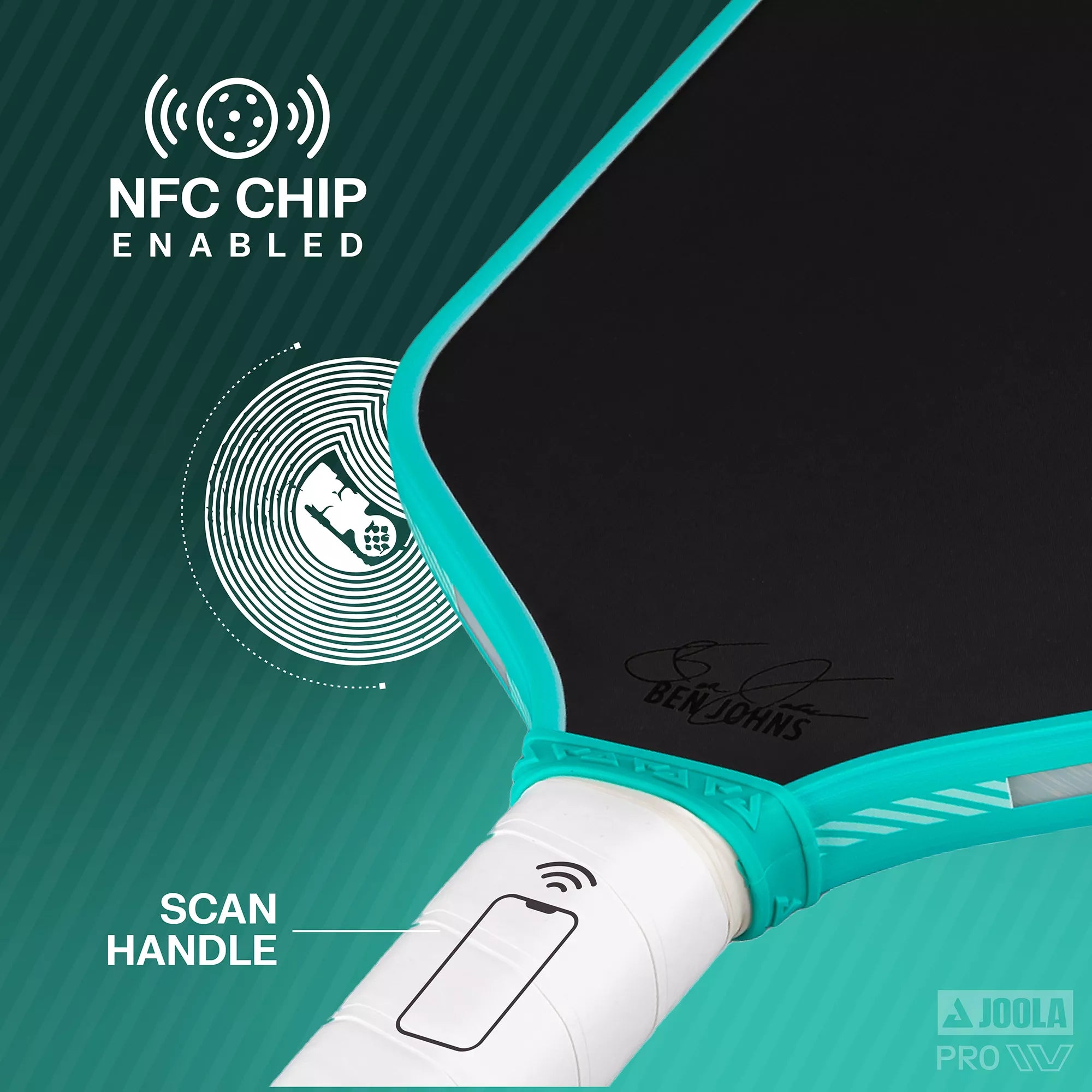 Vợt Pickleball JOOLA Perseus Pro IV Riptide - Tiffany Edition