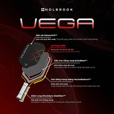 Holbrook Vega 16 Pickleball Paddle
