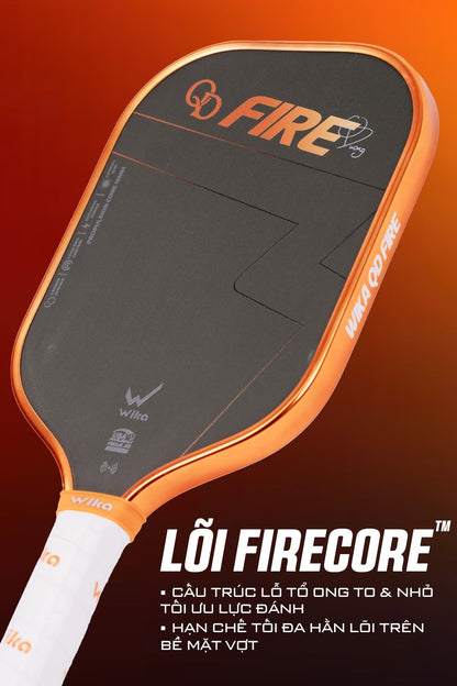 Vợt Pickleball Wika Sports Quang Dương Fire Metallic Edition
