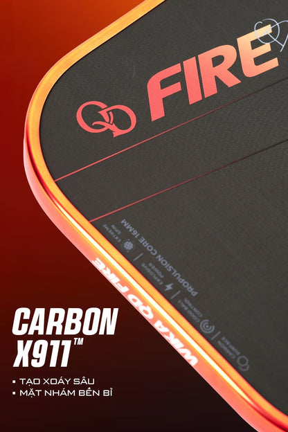 Vợt Pickleball Wika Sports Quang Dương Fire Metallic Edition