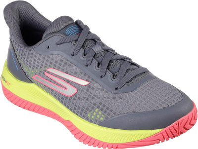 Sketcher GO Pickleball Viper Court Pro Pickleball Shoes (Gray)