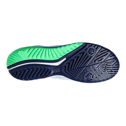 Pickleball Gel Shoes - Resolution 9 White / Digital Aqua (Unisex)