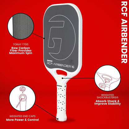 Pickleball racket GAMMA RCF Airbender