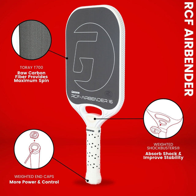 Pickleball racket GAMMA RCF Airbender