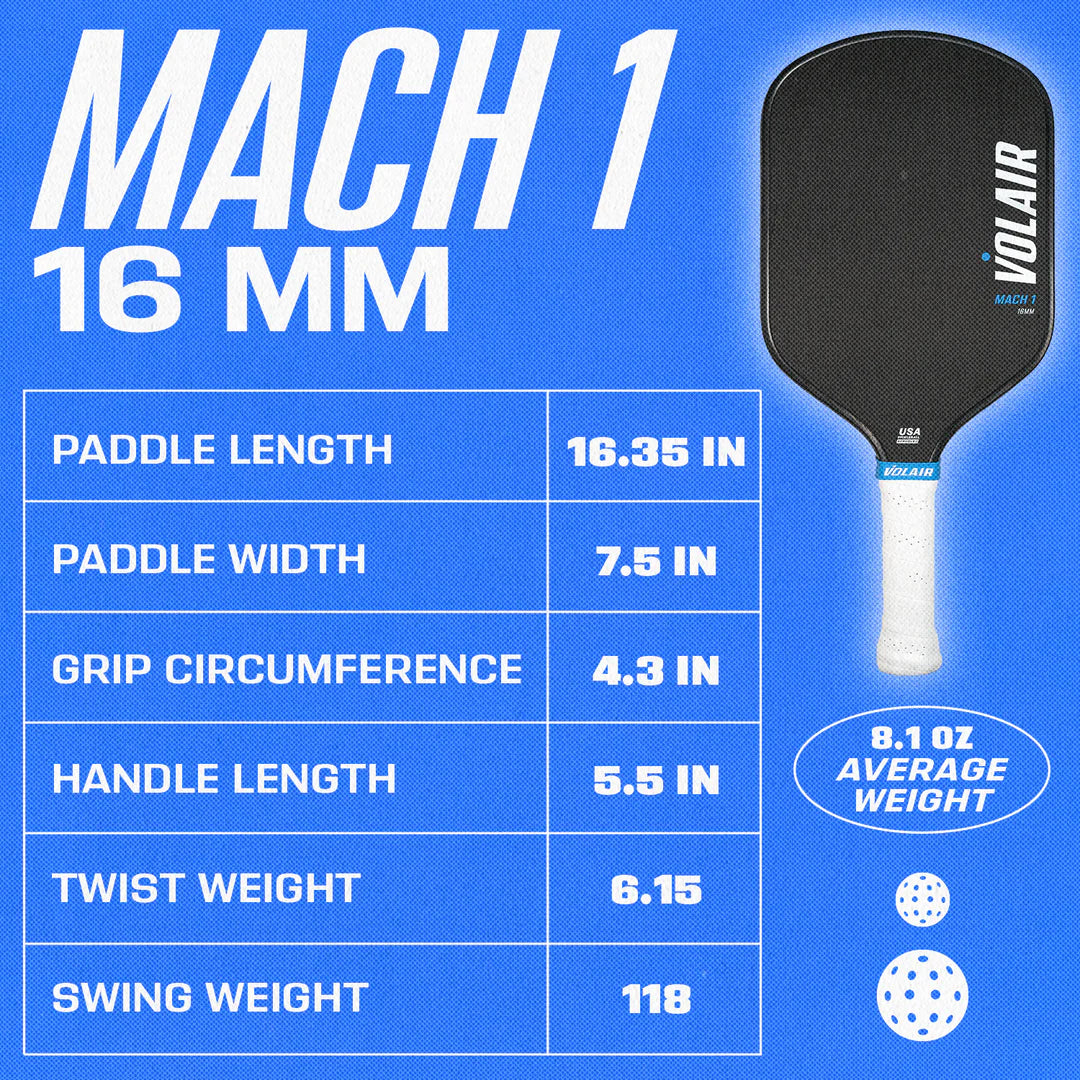 Volair Mach 1 Pickleball racket