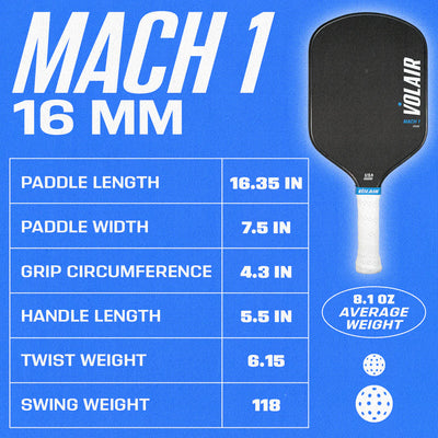 Volair Mach 1 Pickleball racket