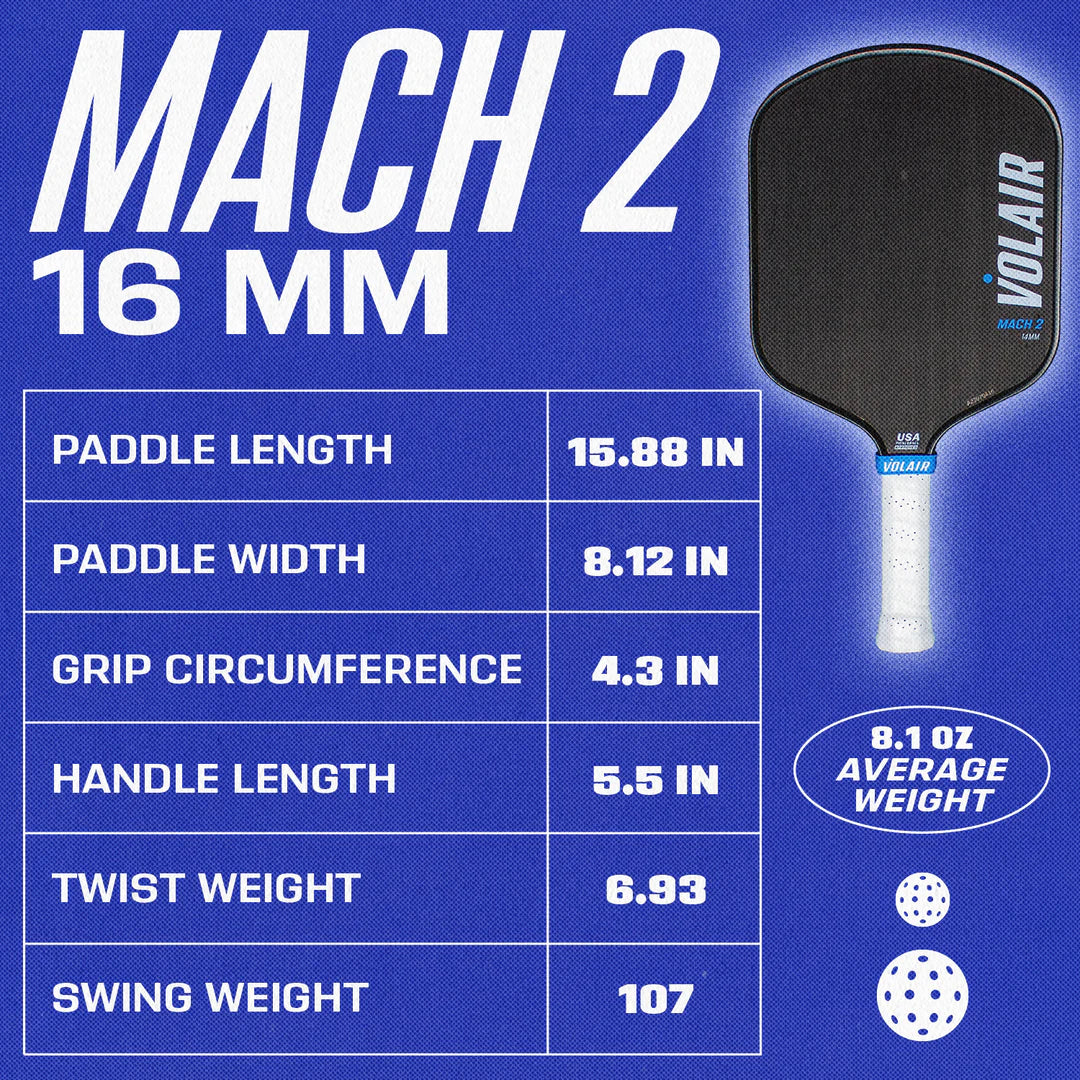 Volair Mach 2 Pickleball racket