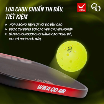 Bóng Pickleball thi đấu WIKA QD 48 Lỗ