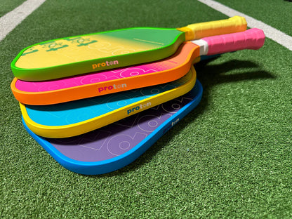 Proton Series 1 Pickleball Racket - Type B - ALL POP (Elongated Paddle)