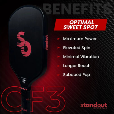 Pickleball Standout CF3 16 Power racket