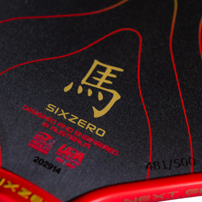 Vợt Pickleball Six Zero Black Opal - Phiên bản Ngựa 2026