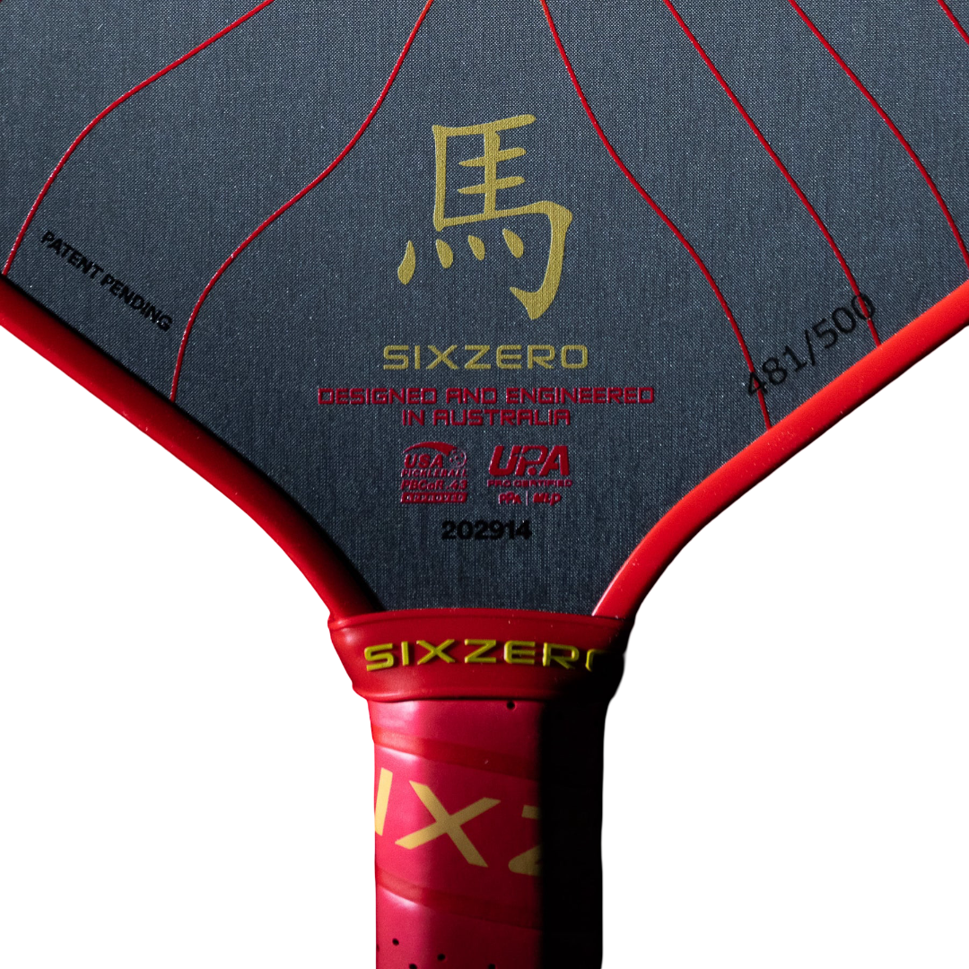 Vợt Pickleball Six Zero Black Opal - Phiên bản Ngựa 2026