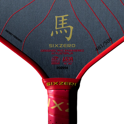 Vợt Pickleball Six Zero Black Opal - Phiên bản Ngựa 2026