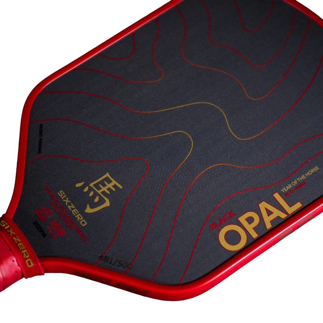 Vợt Pickleball Six Zero Black Opal - Phiên bản Ngựa 2026