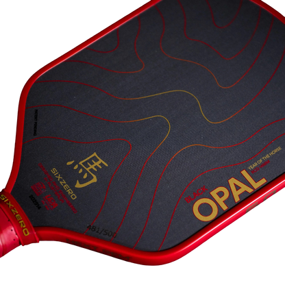 Vợt Pickleball Six Zero Black Opal - Phiên bản Ngựa 2026
