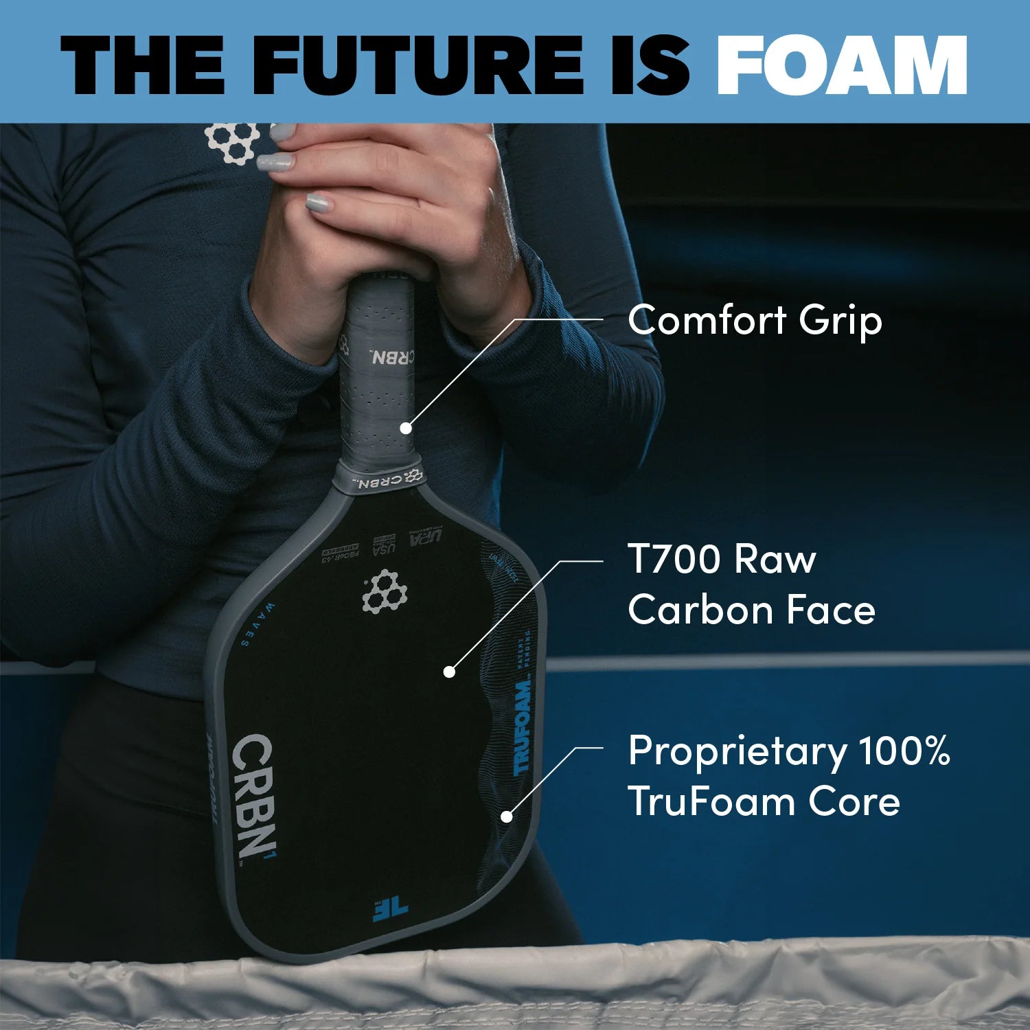 Vợt Pickleball CRBN⁴ TruFoam Waves