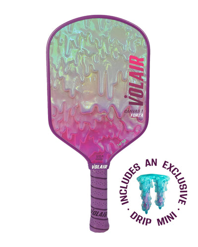 Pickleball Racket Volair Canvas 1 Forza "Drips" 16mm