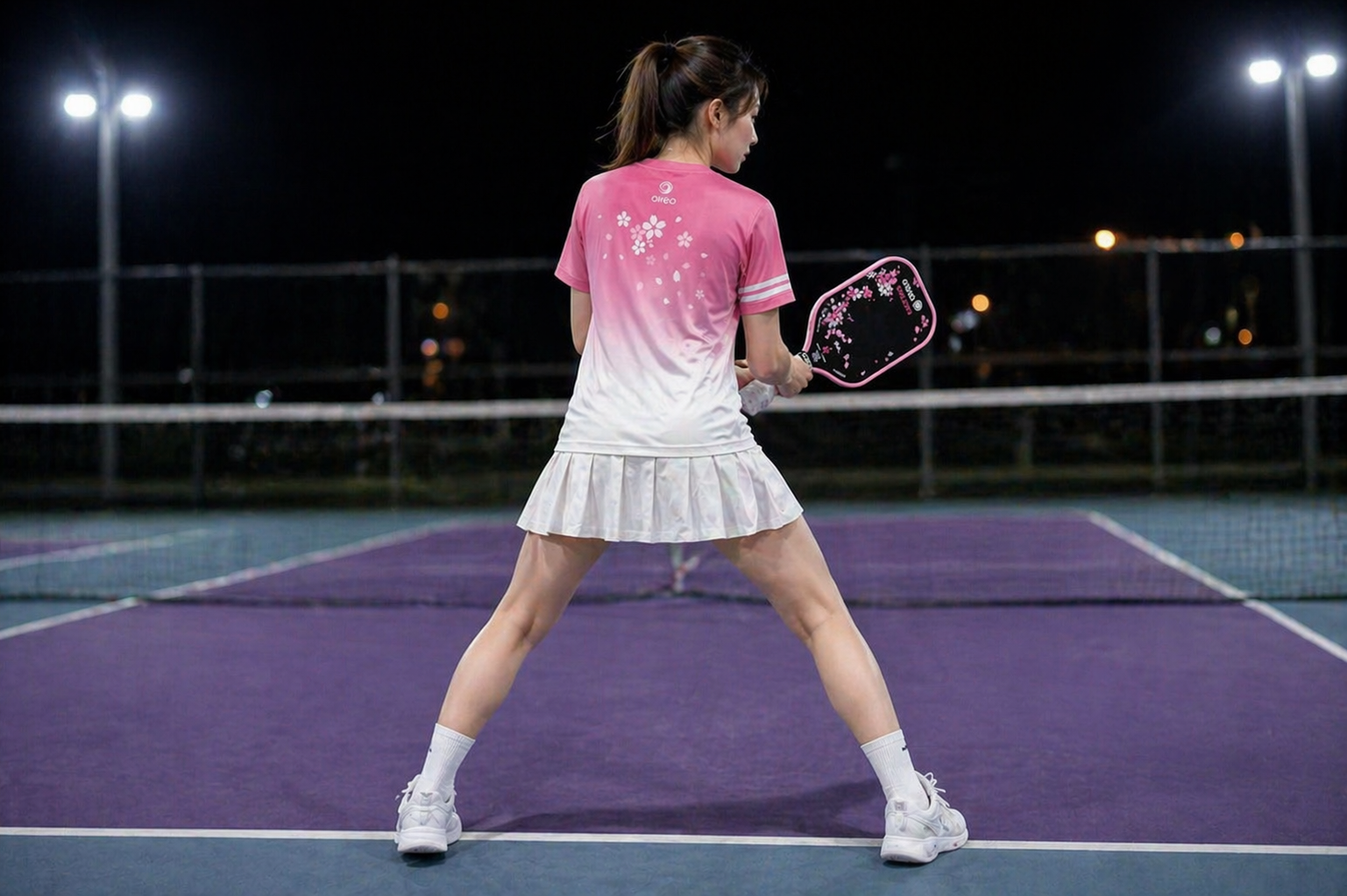 Aireo Sports Cherry Blossom Performance Pickleball T-Shirt