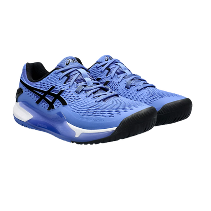 Giày Pickleball Gel - Resolution 9 Black / Sapphire (Cho Nam)