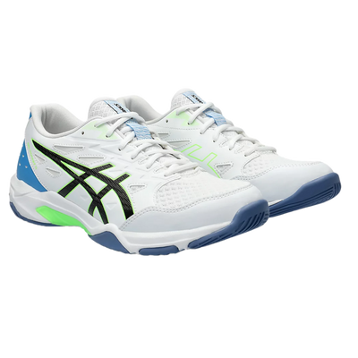 Asics Gel Pickleball Shoes - Rocket 11 White / Lime Burst (For Men)