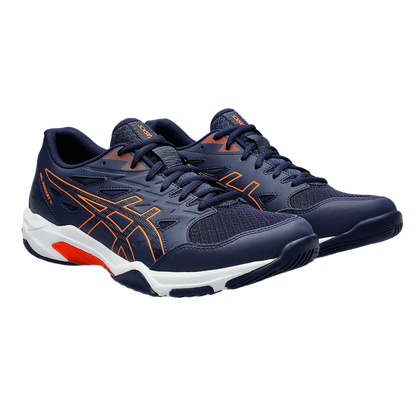 Giày Pickleball Asics Gel - Rocket 11 Peacoat / Shocking Orange (Cho Nam)