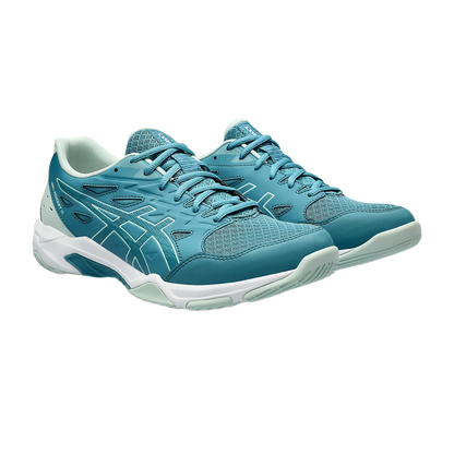 Giày Pickleball Asics Gel - Rocket 11 Blue Teal / Pale Mint (Cho Nam)