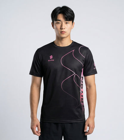 Áo Thi Đấu Pickleball Sypik Triton 5 - Black Edition
