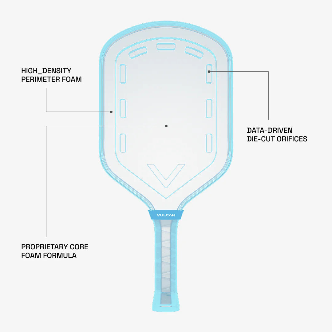 Vulcan Chapter 01 Dark Matter Pickleball Paddle | Hybrids