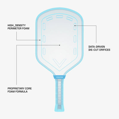Vulcan Chapter 01 Dark Matter Pickleball Paddle | Hybrids