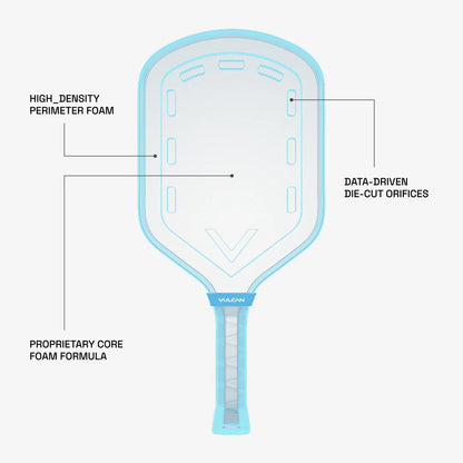 Vulcan Chapter 01 Dark Matter Pickleball Paddle | Hybrids