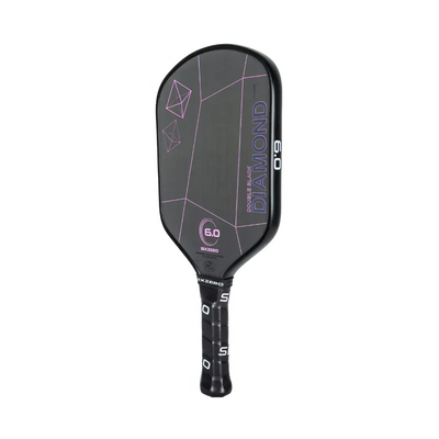 Six Zero Double Black Diamond Control Pickleball Paddle - 16 mm