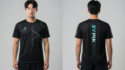 Sypik Triton 5 Pickleball Jersey - Black Edition