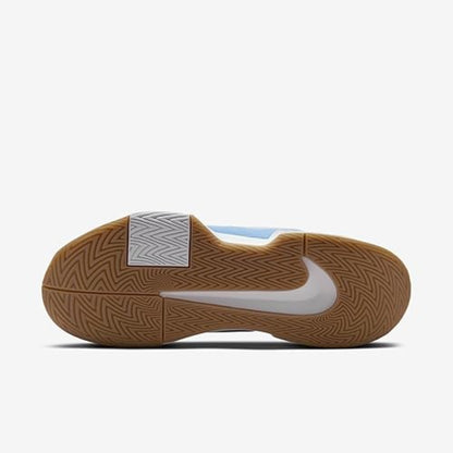 Nike Zoom GP Challenge Pro Pickleball Shoes 'White Light Blue Brown'
