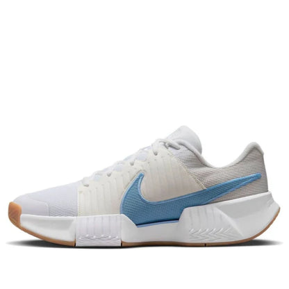 Nike Zoom GP Challenge Pro Pickleball Shoes 'White Light Blue Brown'