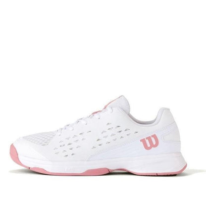 Wilson Rush Pro L Junior White Muave Pickleball Shoes