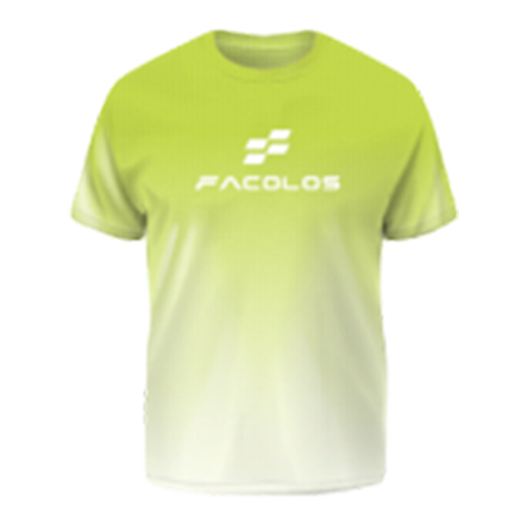 Authentic Facolos Gradient Tee Pickleball Jersey