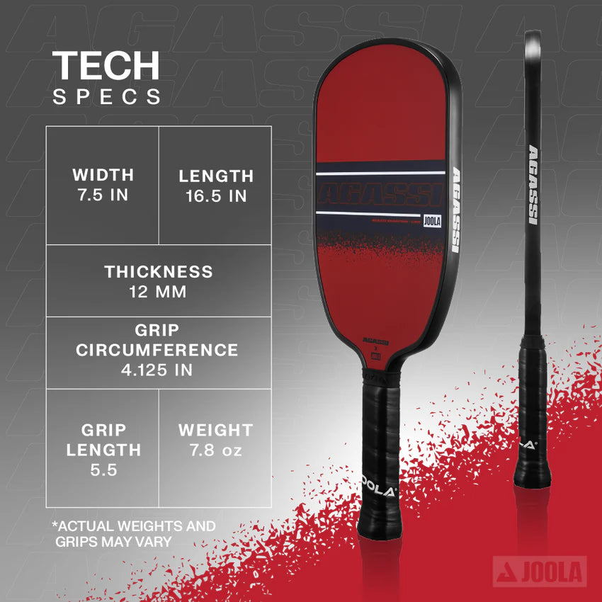 Pickleball racket Joola Agassi Champion SS25 - 12mm