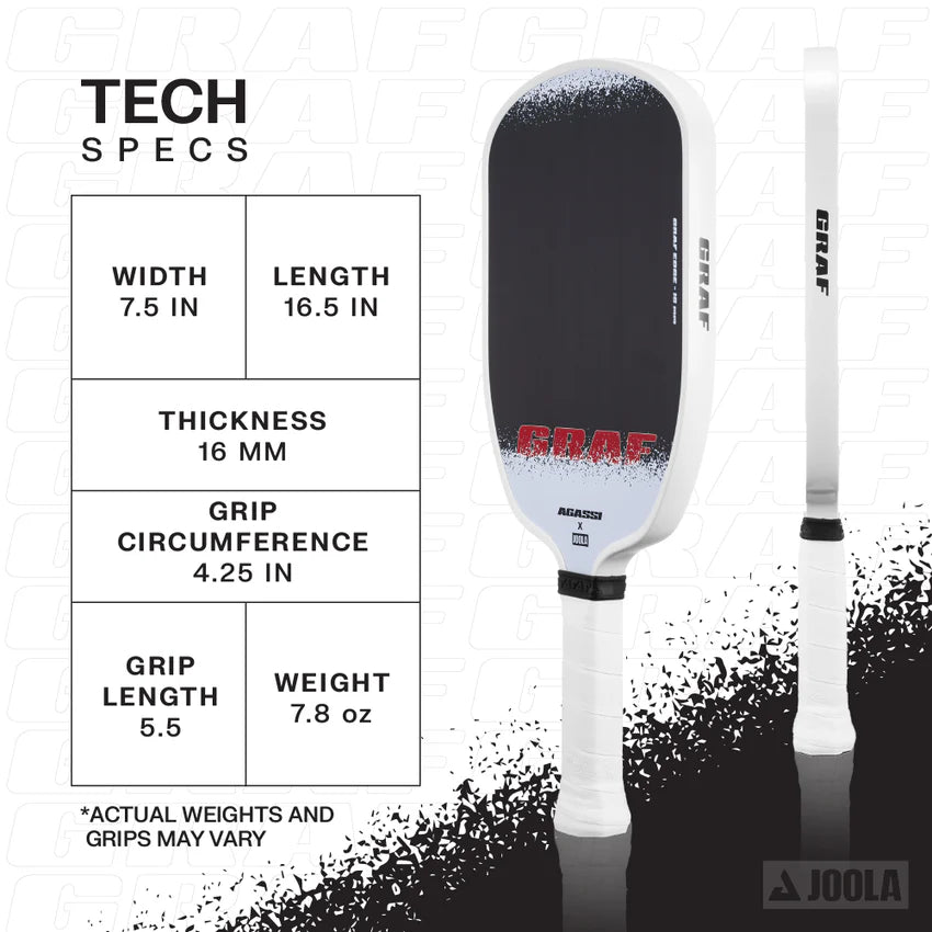 Pickleball racket Joola Graf Edge SS25 - 16mm