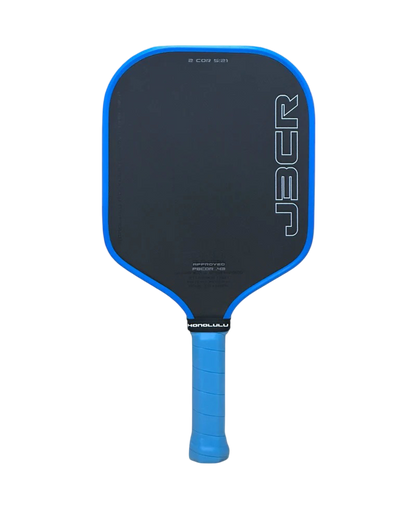 Pickleball Paddle Honolulu SWORD & SHIELD J3CR CRYSTAL BLUE™ Endurance Surface™