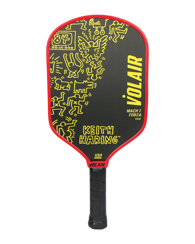 Volair Mach 1 Forza Pickleball Racket: Keith Haring #2