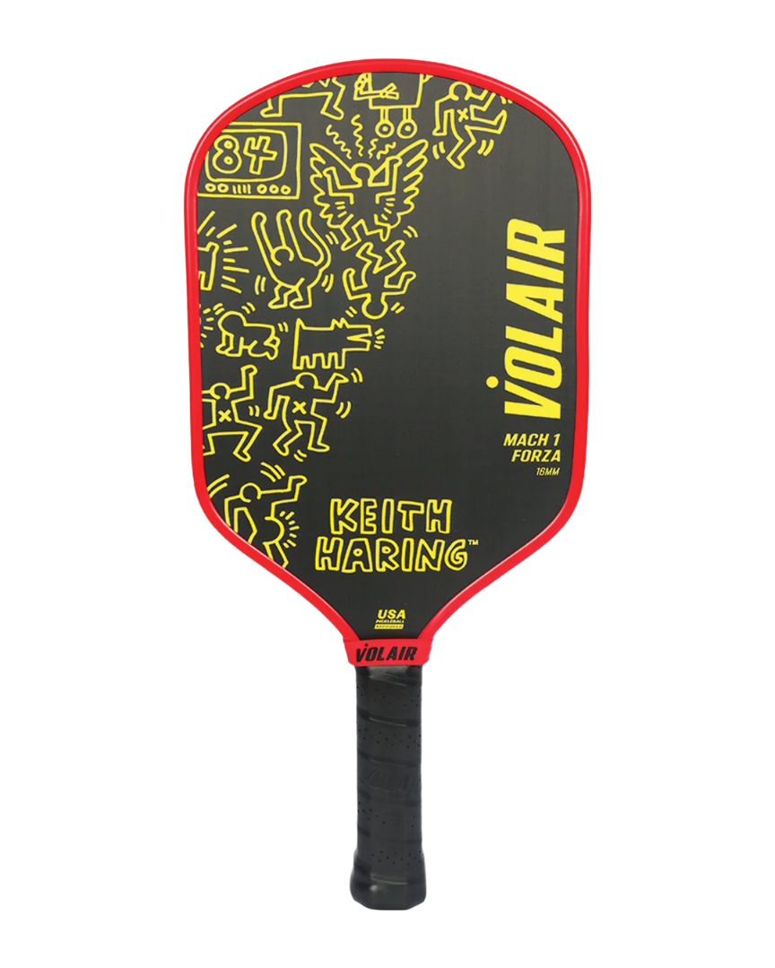 Volair Mach 1 Forza Pickleball Racket: Keith Haring #2